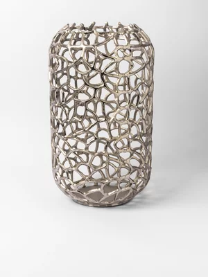 Squiggle Pillar Candle Holder 51cm