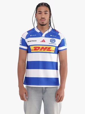 adidas Mens Stormers Home 25/26 Blue/White Stadium Jersey