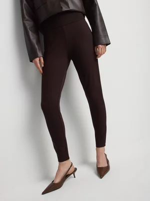 Ponte Wide Rib Waistband Treggings
