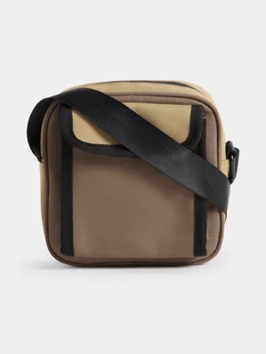 The FIX Unisex Multi Colour Canvas Crossbody Bag