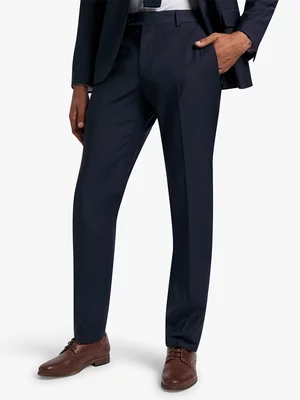 Fabiani Men's Navy Wool Suit Trouser