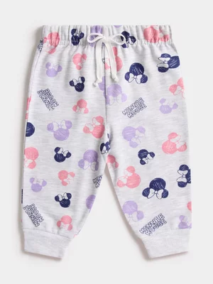 Jet Toddler Girls Grey Minnie Aop Active Bottom