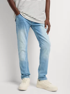 Relay Jeans Men's Skinny Leg Blue Denim