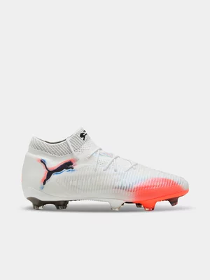 Puma Mens Future 8 Ultimate FG White Boots