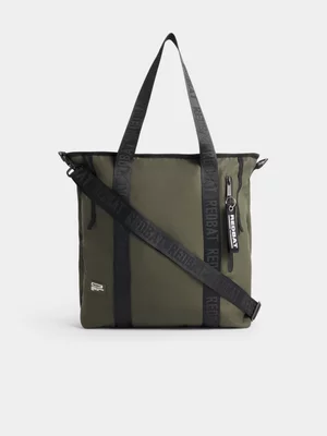 Redbat Unisex Twill Shopper Green Bag