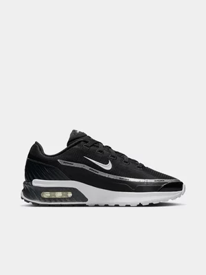 Nike Womens Air Max Bia SE Black/Metallic Silver Sneakers 