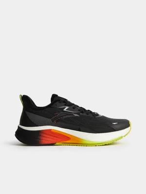 Anta Mens Rocket 6.0 Black/Green/Orange Running Shoes