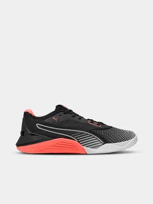 Puma Mens Fuse 4.0 Black/Glowing Red Training Shoes 