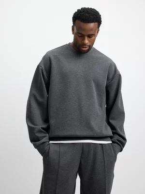 Exact Men's Charcoal Soft Touch Sweat Top