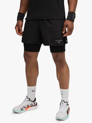Puma X Hyrox Mens 6 Inch Ultraweave Black Shorts