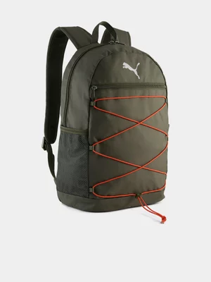 Puma Unisex Plus Backpack II Olive Backpack.