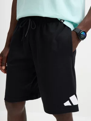 adidas Mens Essential Big Logo Black Shorts