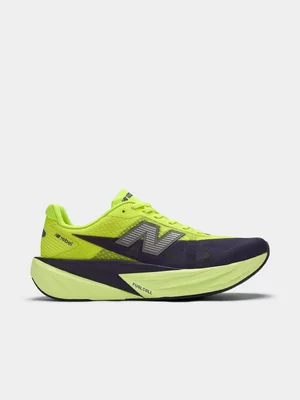 New Balance Mens FuelCell Rebel v5 Green Running Shoes
