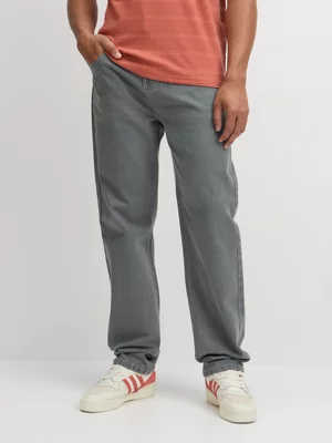 Exact Men's Grey Wash Relaxed Jeans