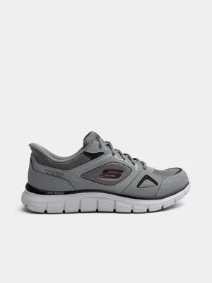 Mens Skechers Track Slip-in Grey Sneaker