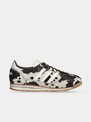 adidas Originals Women's SL 72 OG  Cow Print Brown/White Sneaker