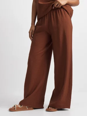 Jet Women's Brown Wide Leg Pants