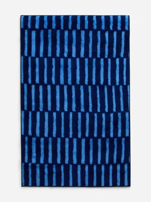 Jet Boys Navy Colour Block Rug