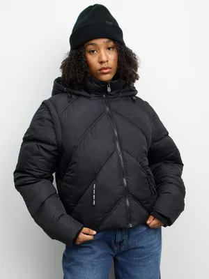 Redbat Classics Women's Classic 2 in 1 Puffer Black Jacket