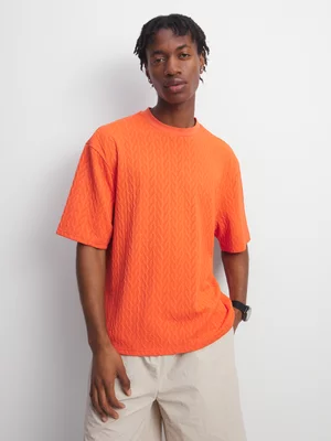 The FIX Men's Orange Scramble Top 