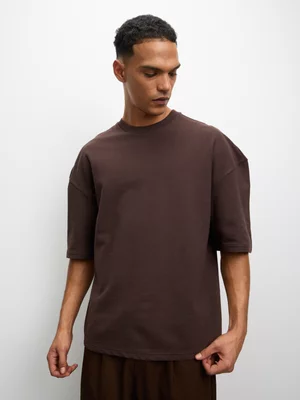 The FIX Men's Brown Oversized Top