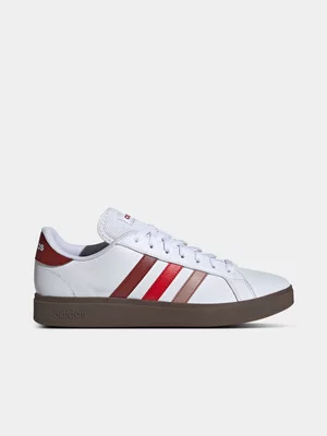 Mens adidas  VL Grand Court Base 2.0 White/Gum Sneaker