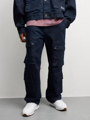 Redbat Men's Blue Straight Leg Jeans