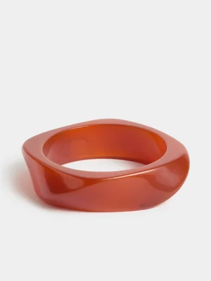 Exact Women's Rust Resin Bangle 