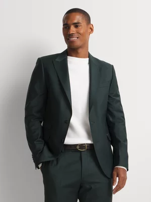 Fabiani Men's Deep Green Wool Suit Jacket