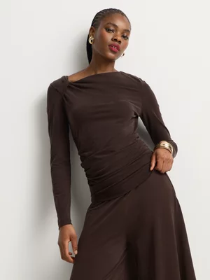 Luella Co-Ord Ruched Knit Top