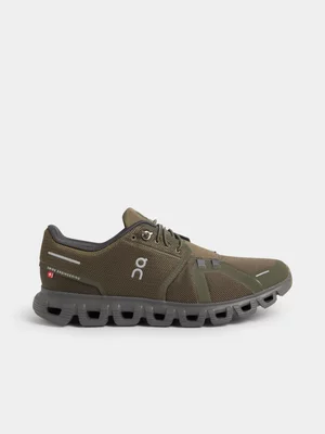 On Running Men's Cloud 6 Olive Sneaker