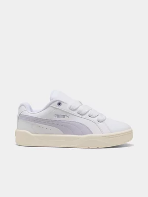 Puma Womens Park Lifestyle Easy White/Lilac Sneakers