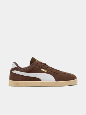 Mens Puma Club II Brown/White Sneaker