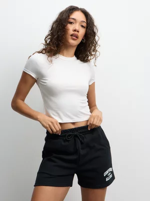 Converse Women's All Star Cropped Neutral Short 