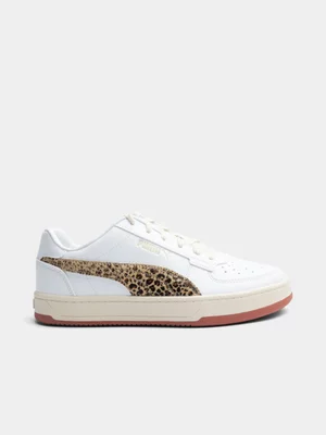 Women's Puma Caven 2.0 Animal Flair White Sneaker