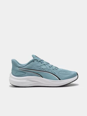 Puma Womens Skyrocket Lite 2 Baltic Blue/Black/Silver Running Shoes 