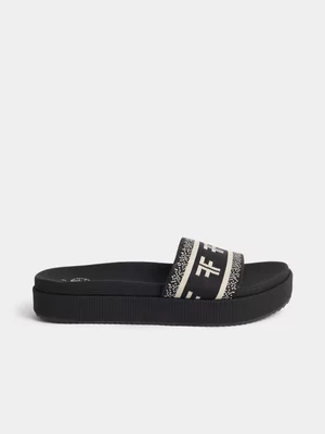 FF Broad Band Flatform Sandals 