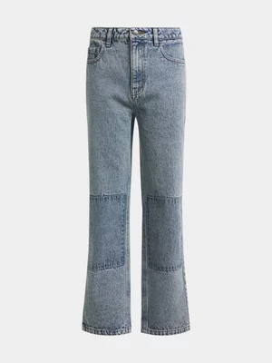 Exact Older Boy's Mid Wash Straight Leg Jeans 