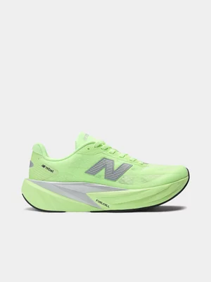 New Balance Womens Rebel v5 Lab Green/White Running Shoes 