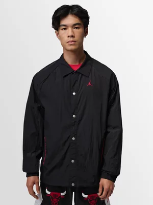 Jordan Men's Brooklyn Lightweight Gfx Shell Black Jacket  