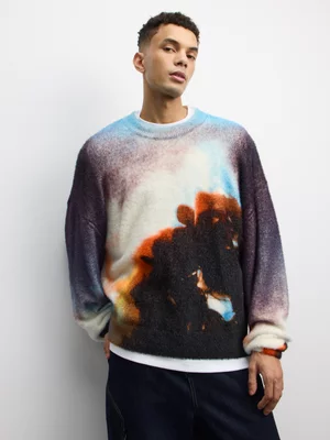Anatomy Men's Aop Graphic Knitwear Sweatshirt