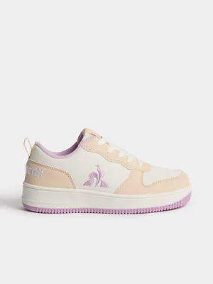 Le Coq Sportif Junior Pre-School Courtstar White/Purple Sneakers 