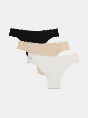 Women's Cotton On Multi 3 Pack PartyPants Seamless Cheeky Brief