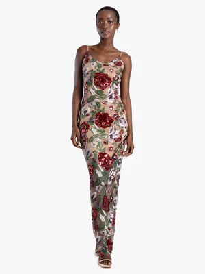 Women's Sissy Boy Multi ruly Yours V-neck Maxi Dress