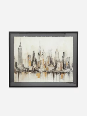 New York Print Framed Wall Art 80 x 100cm