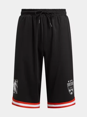 Jet Older Boys Black Vest Matching Shorts