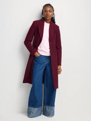 Lined Melton Coat