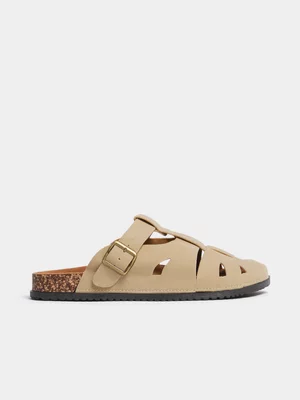 The FIX Women's Natural Braided Clog