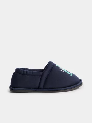 Exact Younger Boy's Navy League Slippers