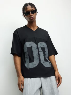 The FIX Men's Black Oversized Sport Top